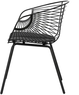 Intesi Krzesło Sligo czarne - Krzesła - miniaturka - grafika 8