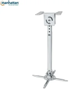 Uchwyt sufitowy do projektora Manhattan 20kg 57,5-82,5cm Regulowany - Uchwyty do projektorów - miniaturka - grafika 3