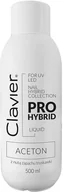 Zmywacze i cleanery do paznokci - Aceton Do Usuwania Hybryd Clavier 500 ML - miniaturka - grafika 1