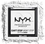 Pudry do twarzy - NYX professional makeup Professional Makeup - CAN''T STOP WON''T STOP - Mattifying Powder - Matujący puder do twarzy - 6 g - BRIGHTENING TRANSLUCENT - miniaturka - grafika 1