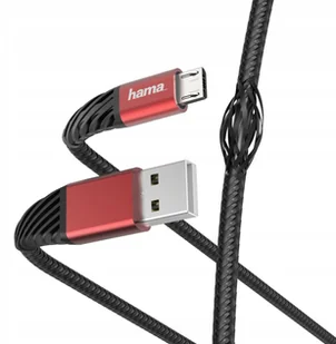 Hama Kabel Micro USB USB Extreme 1.5 m Czarno-czerwony - Kable USB - miniaturka - grafika 2