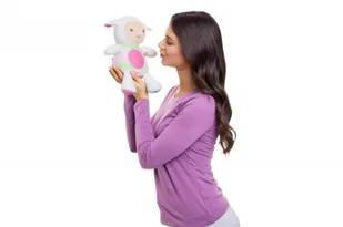 Chicco OWIECZKA Z NOCNĄ LAMPKĄ RÓŻOWA 74365 CH74365 - Maskotki i pluszaki - miniaturka - grafika 3