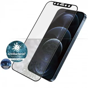 PanzerGlass E2E Anti-Bluelight iPhone 12 Pro Max 6,7" Case Friendly AntiBacterial Microfracture czarny/black PAN000137 - Szkła hartowane na telefon - miniaturka - grafika 3