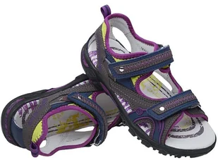 Bartek Sandałki na rzepy 16113-V38 19113-V38 Multikolor Sandały 27699 - Buty dla dziewczynek - miniaturka - grafika 4