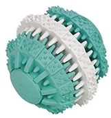 Zabawki dla psów - Nobby 60469 guma lita ball "Dental Fun", dwukolorowy - miniaturka - grafika 1