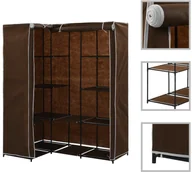 Szafy - vidaXL vidaXL Szafa narożna, brązowa, 130x87x169 cm - miniaturka - grafika 1