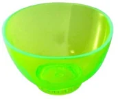 Pozostałe akcesoria do kąpieli i SPA - Allepaznokcie Miseczka silikonowa do alg zielona rozmiar S - miniaturka - grafika 1