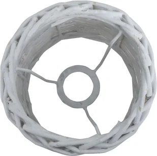 vidaXL vidaXL Wiklinowy klosz, 25 x 17 cm, biały - Oprawy, klosze i abażury - miniaturka - grafika 3