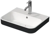 Umywalki - Duravit Happy D.2 Plus 50x40 cm antracytowa mat/biała z powłoką WonderGliss 23605061001 - miniaturka - grafika 1