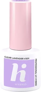 Hi Hybrid Lakier hybrydowy 5ml 301 Clear Lavender Hi Hybrid - Lakiery hybrydowe - miniaturka - grafika 2