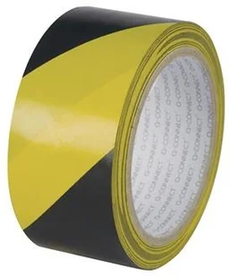 Q-CONNECT Taśma ostrzegawcza , 48mm, 20m, czarno-żółta KF04383 - Taśmy klejące - miniaturka - grafika 2