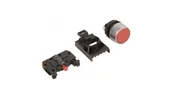 Inne akcesoria elektryczne - Spamel Przycisk sterowniczy 22mm czerwony z samopowrotem 1R ST22-KC-01 ST22-KC-01\. - miniaturka - grafika 1