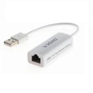 Savio Adapter cl-24 (USB M - RJ45 F; 0,10m; kolor biały) cl-24 - Adaptery i przejściówki - miniaturka - grafika 3