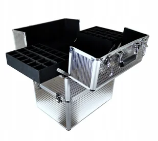 Kuferek kosmetyczny z kratą na lakiery krokodyl - Kosmetyczki, organizery i kuferki - miniaturka - grafika 11