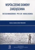 Zarządzanie - Współczesne domeny zarządzania - Rymaniak Janusz - miniaturka - grafika 1
