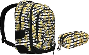 St. Majewski Plecak 3-komorowy ST.RIGHT BP-32 Złote tropiki - Plecaki szkolne i tornistry - miniaturka - grafika 15