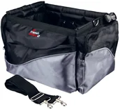 Sprzęt podróżny i transportery dla psów - Trixie Torba Do Roweru Przednia Czarno-Szara - miniaturka - grafika 1