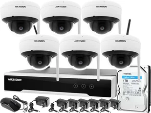 HIKVISION ZM12759 Monitoring zestaw bezprzewodowy 8 kamery WiFi 4Mpx 1TB - Zestawy do monitoringu - miniaturka - grafika 2