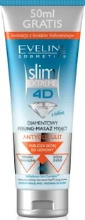 Eveline Slim Extreme 4D - Diamentowy peeling - masaż myjący 250ml - Peelingi do ciała - miniaturka - grafika 3