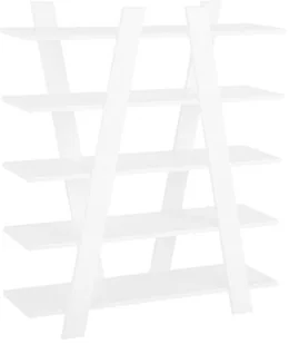 Beliani Regał biały 5 półek ESCALANTE - Regały - miniaturka - grafika 3