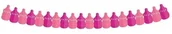 Baby shower i roczek - GO Girlanda papierowa Różowe Butelki - 360 cm - 1 szt. PF-GPBSR - miniaturka - grafika 1