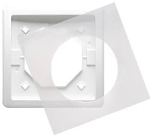 Simon Ramka Basic 1x bryzgoszczelna BMR1B/11 biały - Klawisze i ramki - miniaturka - grafika 2