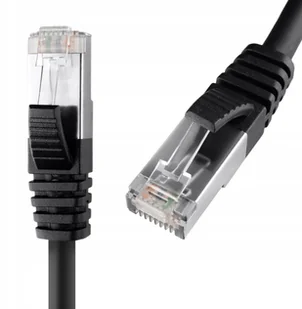 Kabel patchcord CAT8 S/ftp AWG26 Cu Lszh czarny 2m - Patchcordy - miniaturka - grafika 2