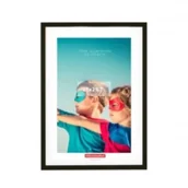 Ramki na zdjęcia - NA Ramka zdjęcia 70x100 aluminiowa czarna MEMOBE /RZ107AL/C/ AM558-2 - miniaturka - grafika 1