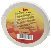 Taśmy klejące - Scotch 9545 N W15 taśma klejąca z tkaniny, 1 rolka, 15 MM X 50 m, biały 9545N W15 - miniaturka - grafika 1