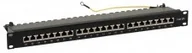 Panele krosownicze - ABCVISION Patch Panel 24 porty FTP kat. 6A 0.5U PP-24/RJ/6A - miniaturka - grafika 1