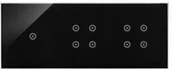 Wyłączniki światła i elektryczne - Simon Panel dotykowy Simon 54 Touch DSTR3144/73 S54 Touch 3 moduły 1 pole dotykowe + 4 pole dotykowe + 4 pole dotykowe zastygła lawa 5902787864309 - miniaturka - grafika 1