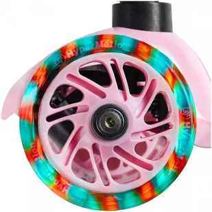 LED HyperMotion Hulajnoga trójkołowa balansowa DINO 3-5 lat - różowa + koła DINO HYPER ROZ - Hulajnogi LED HyperMotion Hulajnoga trójkołowa balansowa DINO 3-5 lat - różowa + koła DINO HYPER ROZ - Hulajnogi - miniaturka - grafika 4