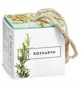 Mydła - Naturalne Mydło W Kostce Na Sznurku Rozmaryn 100g - miniaturka - grafika 1