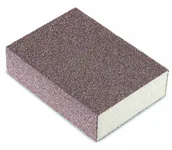 Akcesoria do urządzeń ogrodniczych - Gąbka ścierna 4 stronna 98x69x26 Indasa P80 - miniaturka - grafika 1