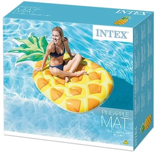 Intex Jednoosobowy materac PINEAPPLE dla 1 osoby 216x124 cm B07572YKC9 - Materace turystyczne - miniaturka - grafika 10