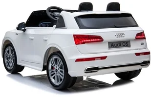 LEANToys   Pojazd na Akumulator Nowe Audi Q5 2-osobowe Białe 3732 - Pojazdy elektryczne dla dzieci - miniaturka - grafika 5