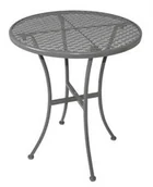 Stoły gastronomiczne - Bolero Ażurowy stolik ogrodowy | okrągły | różne kolory | 600x600x(H)700mm GG703 - miniaturka - grafika 1