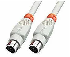 LINDY Lindy 8 pol. Mini DIN Cable ST/ST 2 m 31532 - Kable - miniaturka - grafika 2