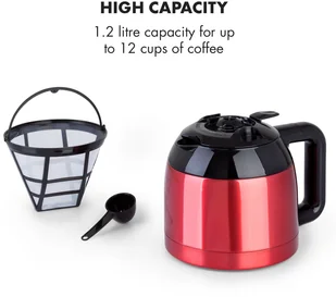 Ekspres do kawy Klarstein TK8-Arabica-red - Ekspresy do kawy - miniaturka - grafika 6