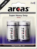 Ładowarki i akumulatory - Arcas Super Heavy Duty C/R14 2 szt 10700214 - miniaturka - grafika 1