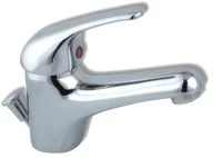 Baterie umywalkowe - Ferro Titania Iris bateria umywalkowa stojąca z korkiem spustowym 92001.0 - miniaturka - grafika 1