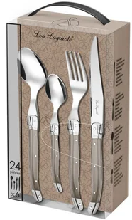 Amefa Lou Laguiole 24-częściowy komplet sztućców Tradition, kolor taupe - Noże - miniaturka - grafika 3