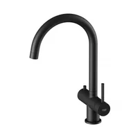 Baterie kuchenne - Blue Water Bateria dwuobwodowa EDEN CZARNY MAT EDEN CZARNY MAT - miniaturka - grafika 1