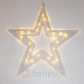 Oświetlenie świąteczne - Markslojd Efektowna gwiazda LED na baterie Kville - miniaturka - grafika 1