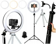 Kamery cyfrowe - akcesoria - Lampa Pierścieniowa do Kamer Telefonów Aparatów - miniaturka - grafika 1