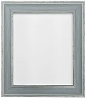 Ramki na zdjęcia - NA FRAMES BY POST FRAMES BY POST Scandi postarzana niebieska ramka zdjęcia z białą podkładką 61 x 50 cm (szkło plastikowe) VB00PW7CEEQ - miniaturka - grafika 1