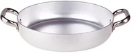 Patelnie - Pentole Agnelli Profesjonalne pentole agnelli aluminium 3 MM, patelnia z dwoma uchwytami, srebrny/czarny, 30 cm ALMA11030 - miniaturka - grafika 1