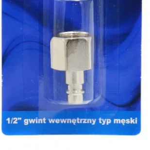 GEKO Szybkozłączka pneumatyczna typ męski GW 1/2" 3174 G03405 - Akcesoria pneumatyczne - miniaturka - grafika 3