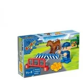 Klocki - Banbao 9606 Young Ones Policjant z psem - miniaturka - grafika 1