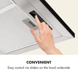 Klarstein Galina 90 Inox (TK15-Galina-90) - Okapy kuchenne - miniaturka - grafika 7